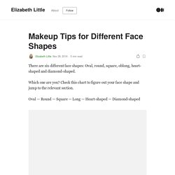 Makeup Tips for Different Face Shapes