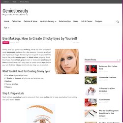 Makeup - Geniusbeauty.com: Magazine for Beautiful Women