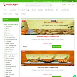 Makhana: Buy Roasted Makhana Online at Best Price in India - Healthy Master