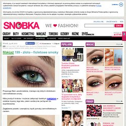 Makeup 199 - gold - purple smoky - snob - StumbleUpon