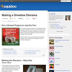Making a Shoebox Diorama