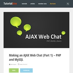 Making an AJAX Web Chat (Part 1) – PHP and MySQL