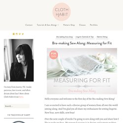 Bra-making Sew Along: Measuring for Fit