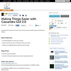 Making Things Easier with Cassandra GUI 2.0