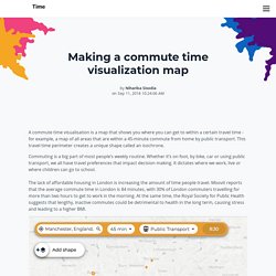 Making a commute time visualization map