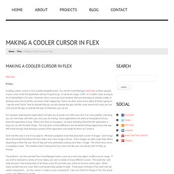 Flex and Flash Developer - Jesse Warden dot Kizz-ohm » Blog Arch