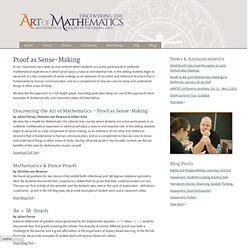 Discovering the Art of Mathematics (DAoM)