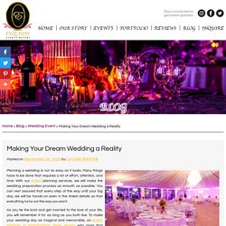 Making Your Dream Wedding a Reality