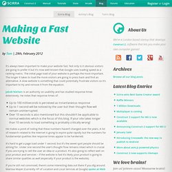 Making a Fast Website