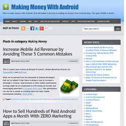 Making Money – Making Money With Android
