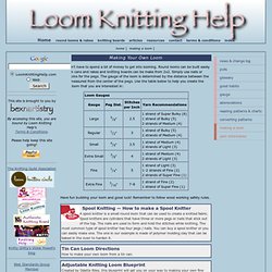 making your own loom