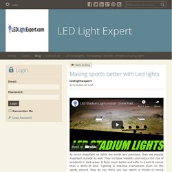 Making sports better with Led lights