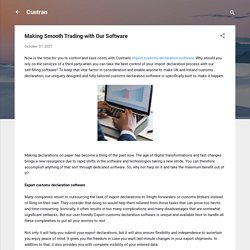Making Smooth Trading with Our Software