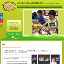 Making Potty Training Easy with the Montessori Method