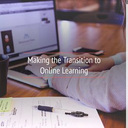 Making the Transition to Online Learning