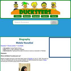 Malala Yousafzai for Kids