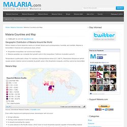 Malaria Countries and Map