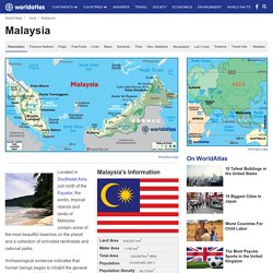 Malaysia Map / Geography of Malaysia / Map of Malaysia - Worldatlas.com