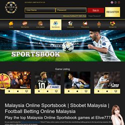 Malaysia Online Sportsbook