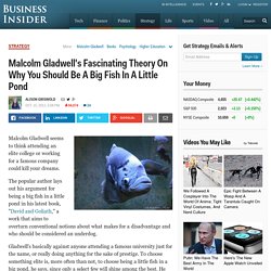 Malcolm Gladwell's David And Goliath