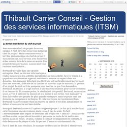 La terrible malédiction du chef de projet - Thibault Carrier Conseil - Gestion des services informatiques (ITSM)