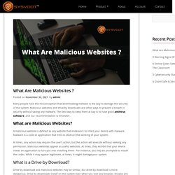 What Are Malicious Websites ? Sysvoot Antivirus Pro