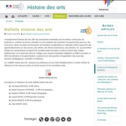 Mallette Histoire des arts - ac-versailles