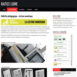 Mallette pédagogique – lecture numérique – Ratice Loire