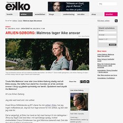 Malmros tager ikke ansvar - Filmmagasinet Ekko