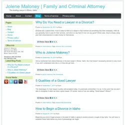 Jolene Maloney Law Office Blog