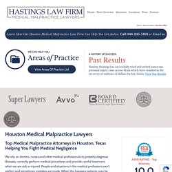 Hastings Law Firm, Medical Malpractice Lawyers