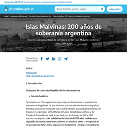 Islas Malvinas: 200 años de soberanía argentina