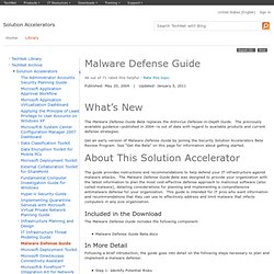 Malware Defense Guide