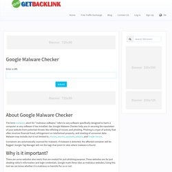 Online Free Malware Detection Tool