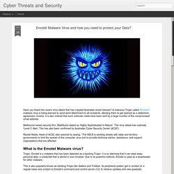Emotet Malware Virus and how you need to protect your Data?