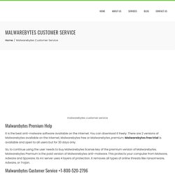 Malwarebytes Customer Service (1-800-215-0329) Phone Number USA