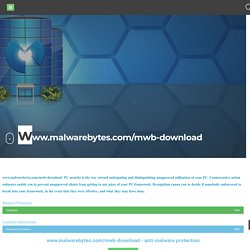 www.malwarebytes.com/mwb-download/install malwarebytes anti-malware