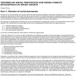 Theories of Social Movements