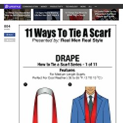 A Man's Guide On How to Tie A Scarf This Winter