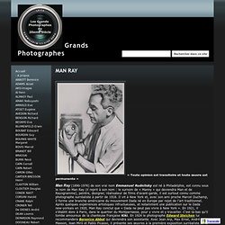 MAN RAY - Grands Photographes