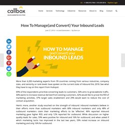 How To Manage(and Convert) Your Inbound Leads