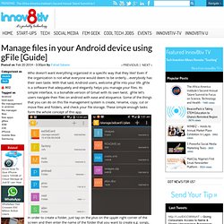 Manage files in your Android device using gFile [Guide]