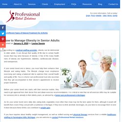 How to Manage Obesity in Senior Adults