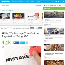HOW TO: Manage Your Online Reputation Using SEO