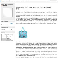 10 Apps to Help You Manage Your package bag. Обсуждение на LiveInternet - Российский Сервис Онлайн-Дневников