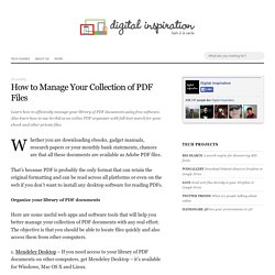 Manage Your PDF Documents with Free Tools