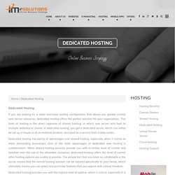 Managed Dedicated Servers Hosting