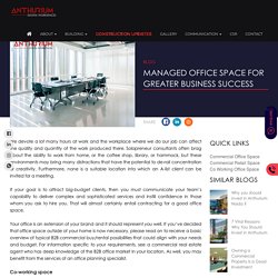 Easy Way to Manage Office Space For Greater Business Success