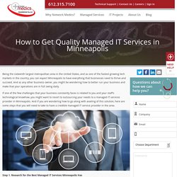 Managed IT Services Minneapolis