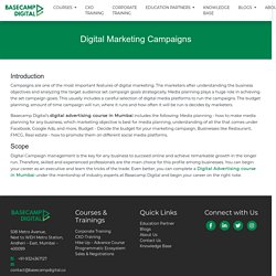 Digital Marketing Campaign Management